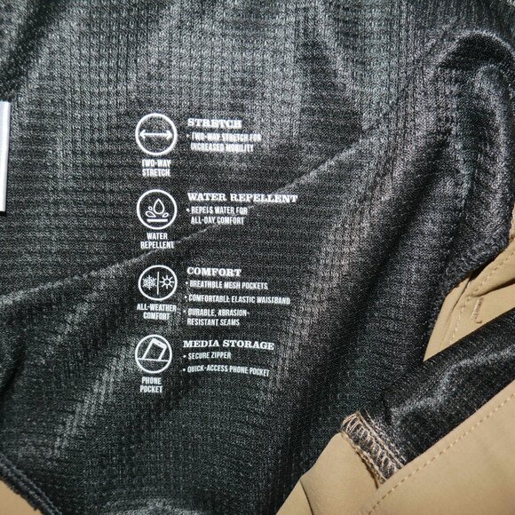 Orvis Classic Collection Lightweigt 6 Pocket Tech Pants 36x29 Stretch Beige/Tan - Picture 13 of 16